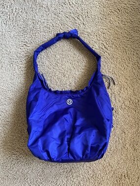 lululemon athletica Electric Blue Shoulder Hobo Bag